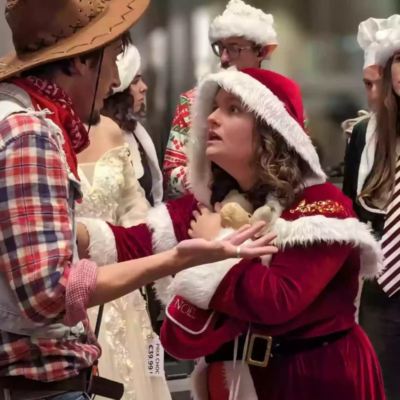 soiree noel entreprise humour